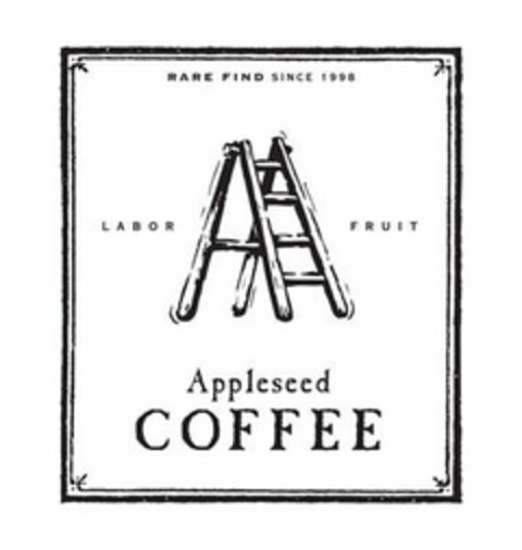 APPLESEED COFFEE SINCE 1998 LABOR FRUIT Logo (USPTO, 21.03.2018)