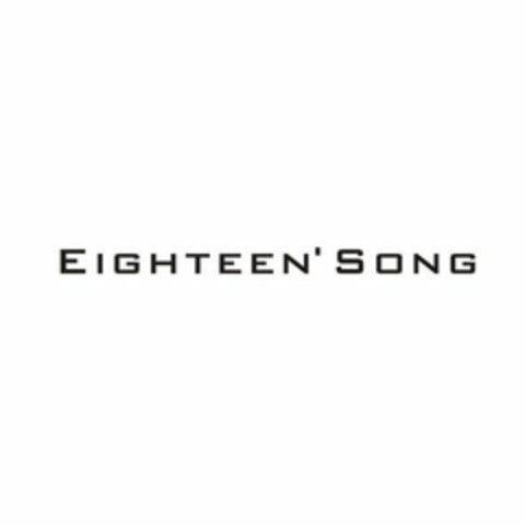 EIGHTEEN'SONG Logo (USPTO, 16.06.2018)