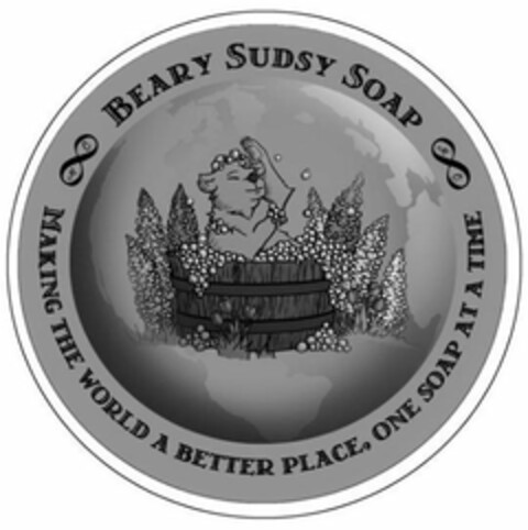 MC BEARY SUDSY SOAP MC MAKING THE WORLD A BETTER PLACE, ONE SOAP AT A TIME Logo (USPTO, 13.07.2018)