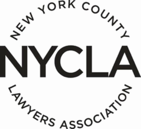 NEW YORK COUNTY LAWYERS ASSOCIATION NYCLA Logo (USPTO, 13.07.2018)