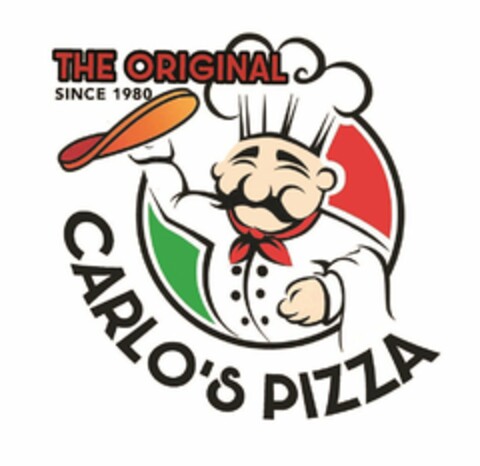 CARLO'S PIZZA THE ORIGINAL SINCE 1980 Logo (USPTO, 11/06/2018)