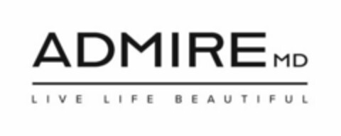 ADMIREMD LIVE LIFE BEAUTIFUL Logo (USPTO, 24.06.2020)