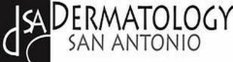 D S A DERMATOLOGY SAN ANTONIO Logo (USPTO, 18.08.2020)