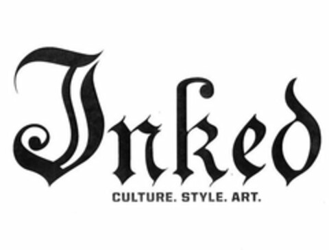 INKED CULTURE. STYLE. ART. Logo (USPTO, 16.01.2009)