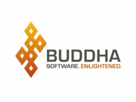 BUDDHA SOFTWARE. ENLIGHTENED. Logo (USPTO, 12.02.2009)