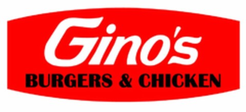 GINO'S BURGERS & CHICKEN Logo (USPTO, 07/31/2009)