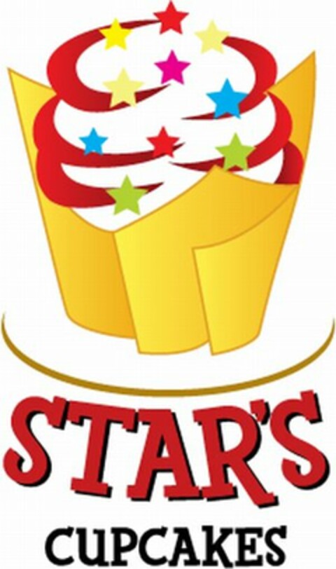 STAR'S CUPCAKES Logo (USPTO, 08/11/2009)