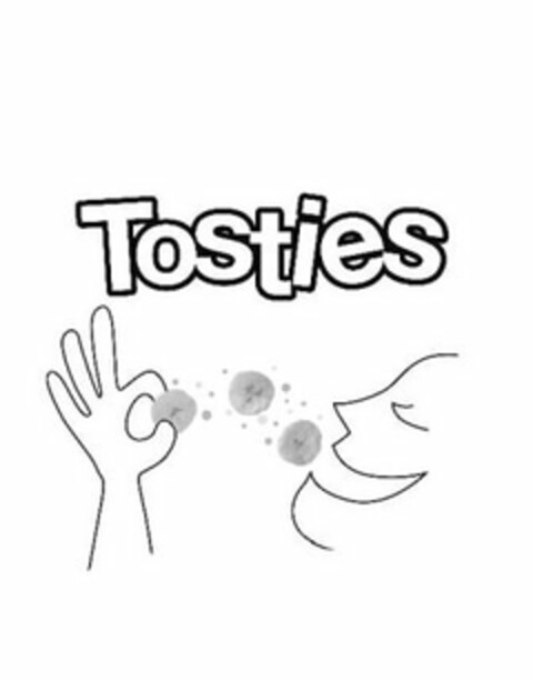 TOSTIES Logo (USPTO, 10/08/2009)