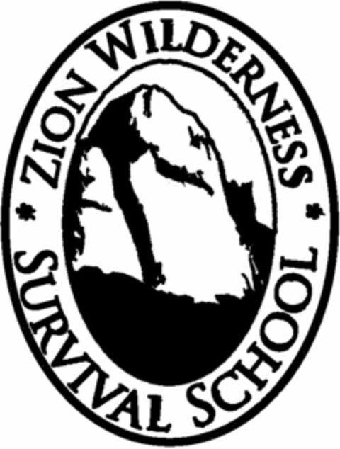 ZION WILDERNESS SURVIVAL SCHOOL Logo (USPTO, 26.04.2010)