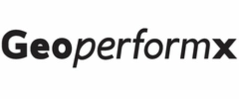 GEOPERFORMX Logo (USPTO, 25.08.2010)