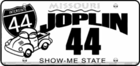 MISSOURI INTERSTATE 44 JOPLIN 44 SHOW-ME STATE Logo (USPTO, 11/11/2010)