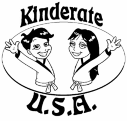 KINDERATE U.S.A. Logo (USPTO, 04/07/2011)