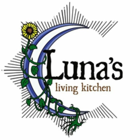 LUNA'S LIVING KITCHEN Logo (USPTO, 14.02.2012)