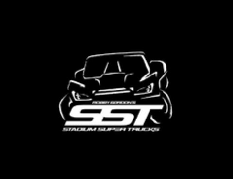 ROBBY GORDON'S SST STADIUM SUPER TRUCKS Logo (USPTO, 04.06.2012)