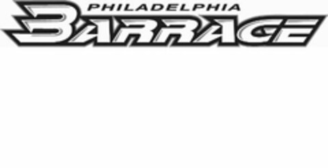 PHILADELPHIA BARRAGE Logo (USPTO, 17.10.2012)