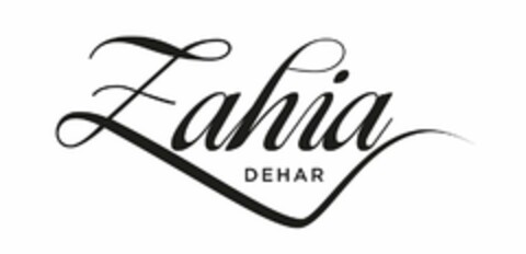 ZAHIA DEHAR Logo (USPTO, 03/02/2013)