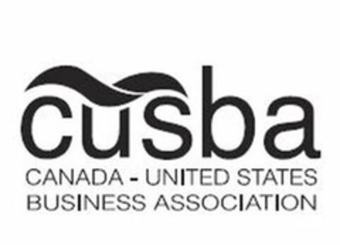 CUSBA CANADA-UNITED STATES BUSINESS ASSOCIATION Logo (USPTO, 09.04.2014)