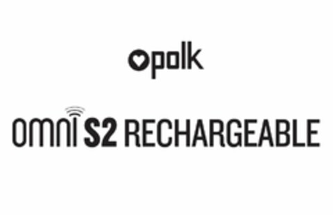 POLK OMNI S2 RECHARGEABLE Logo (USPTO, 10/06/2014)