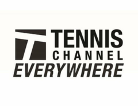 T TENNIS CHANNEL EVERYWHERE Logo (USPTO, 08.10.2014)