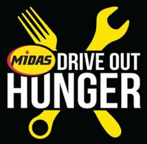 MIDAS DRIVE OUT HUNGER Logo (USPTO, 10/16/2014)