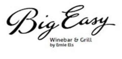 BIG EASY WINE BAR & GRILL BY ERNIE ELS Logo (USPTO, 03/10/2015)
