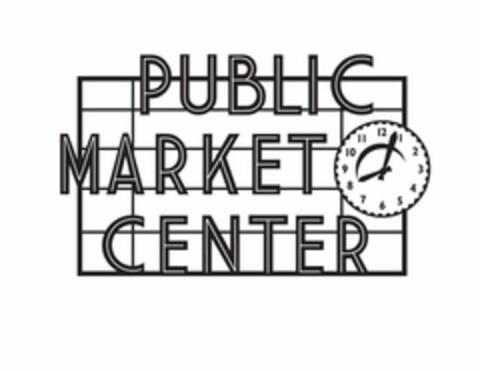 PUBLIC MARKET CENTER Logo (USPTO, 15.05.2015)