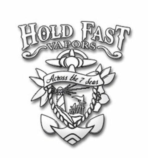 HOLD FAST VAPORS ACROSS THE 7 SEAS Logo (USPTO, 07/02/2015)