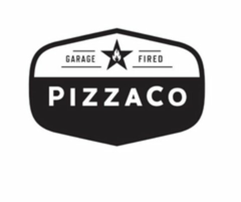 GARAGE FIRED PIZZACO Logo (USPTO, 08.08.2017)