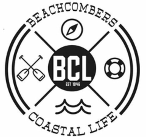 BEACHCOMBERS BCL EST 1946 COASTAL LIFE Logo (USPTO, 13.11.2017)