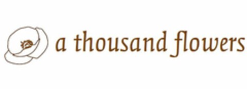 A THOUSAND FLOWERS Logo (USPTO, 05/07/2018)