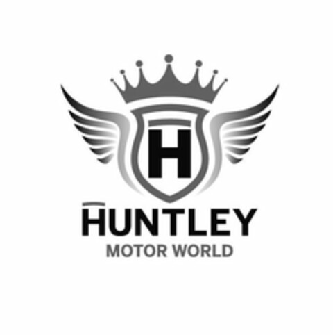 H HUNTLEY MOTOR WORLD Logo (USPTO, 18.07.2018)