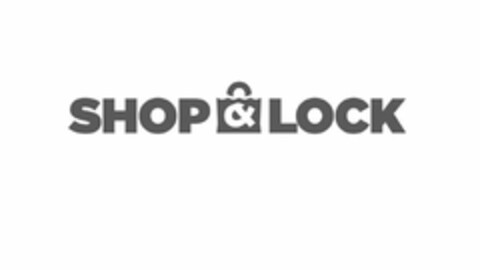 SHOP & LOCK Logo (USPTO, 07/30/2018)