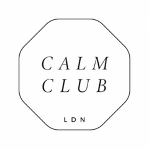 CALM CLUB LDN Logo (USPTO, 01.07.2019)