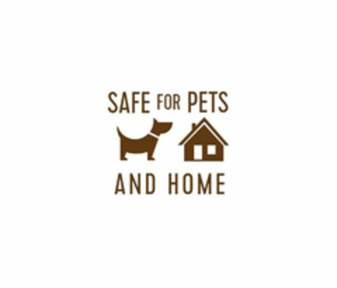 SAFE FOR PETS AND HOME Logo (USPTO, 11/21/2019)