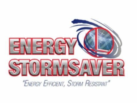 ENERGY STORMSAVER "ENERGY EFFICIENT, STORM RESISTANT" Logo (USPTO, 30.04.2009)