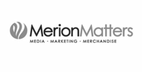 MERION MATTERS MEDIA · MARKETING ·MERCHANDISE Logo (USPTO, 05/05/2009)