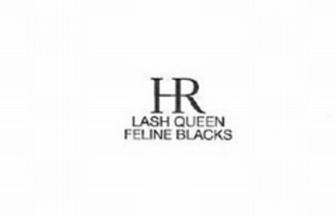 HR LASH QUEEN FELINE BLACKS Logo (USPTO, 05/29/2009)