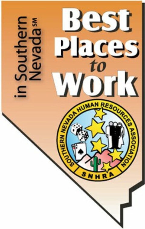 BEST PLACES TO WORK IN SOUTHERN NEVADA SOUTHERN NEVADA HUMAN RESOURCES ASSOCIATION SNHRA Logo (USPTO, 04.12.2009)