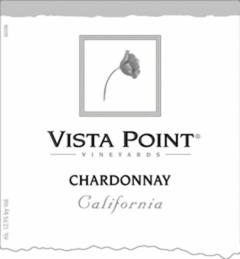 VISTA POINT VINEYARDS CHARDONNAY CALIFORNIA Logo (USPTO, 01/07/2010)