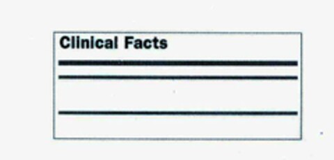 CLINICAL FACTS Logo (USPTO, 08.02.2010)