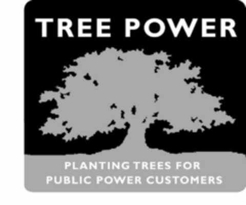 TREE POWER PLANTING TREES FOR PUBLIC POWER CUSTOMERS Logo (USPTO, 11/11/2010)