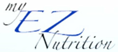 MY EZ NUTRITION Logo (USPTO, 30.06.2011)