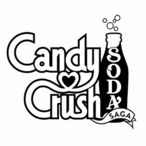 CANDY CRUSH SODA SAGA Logo (USPTO, 08/25/2014)