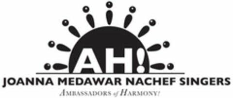 AH! JOANNA MEDAWAR NACHEF SINGERS Logo (USPTO, 15.12.2014)