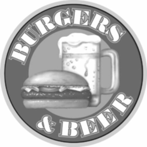 BURGERS & BEER Logo (USPTO, 02/12/2015)