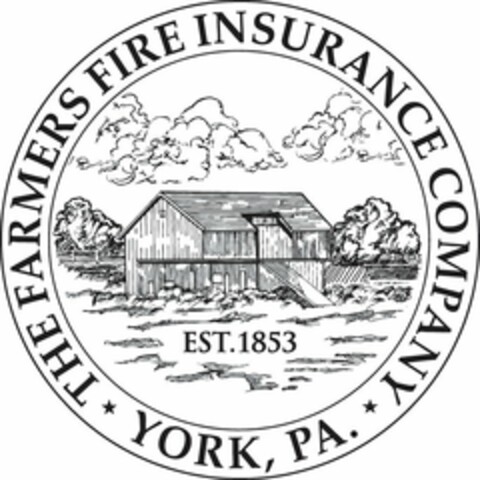 THE FARMERS FIRE INSURANCE COMPANY YORK, PA. EST. 1853 Logo (USPTO, 07/07/2015)