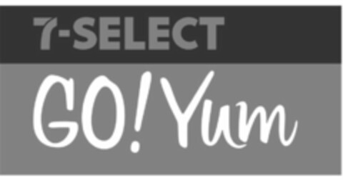 7-SELECT GO!YUM Logo (USPTO, 03.08.2015)