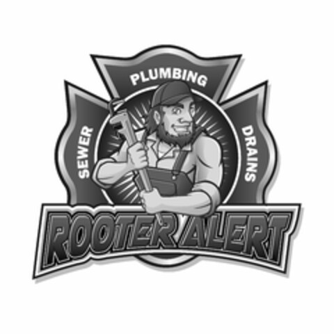 ROOTERALERT SEWER PLUMBING DRAINS Logo (USPTO, 09.09.2015)