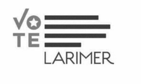 VOTE LARIMER Logo (USPTO, 12/22/2015)