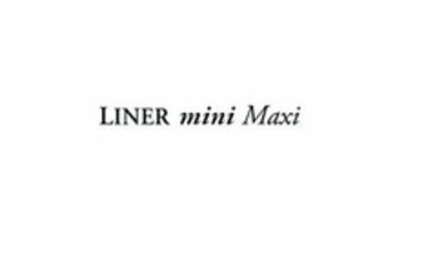 LINER MINI MAXI Logo (USPTO, 10/07/2016)